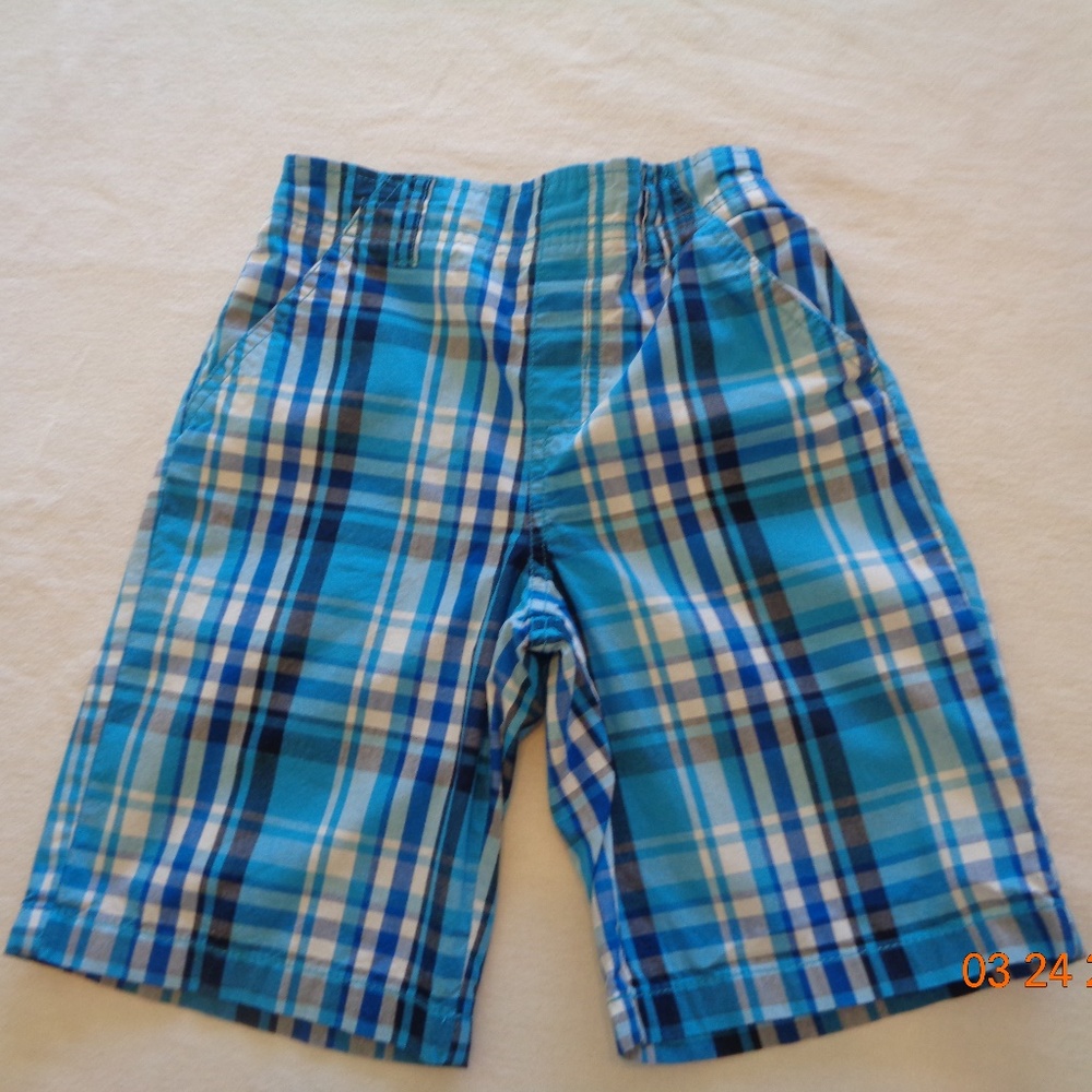 Boys Plaid Shorts